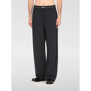Msgm Pants Men Blue